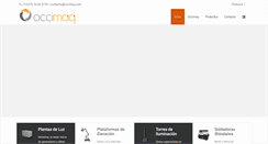 Desktop Screenshot of occimaq.com
