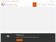 Tablet Screenshot of occimaq.com